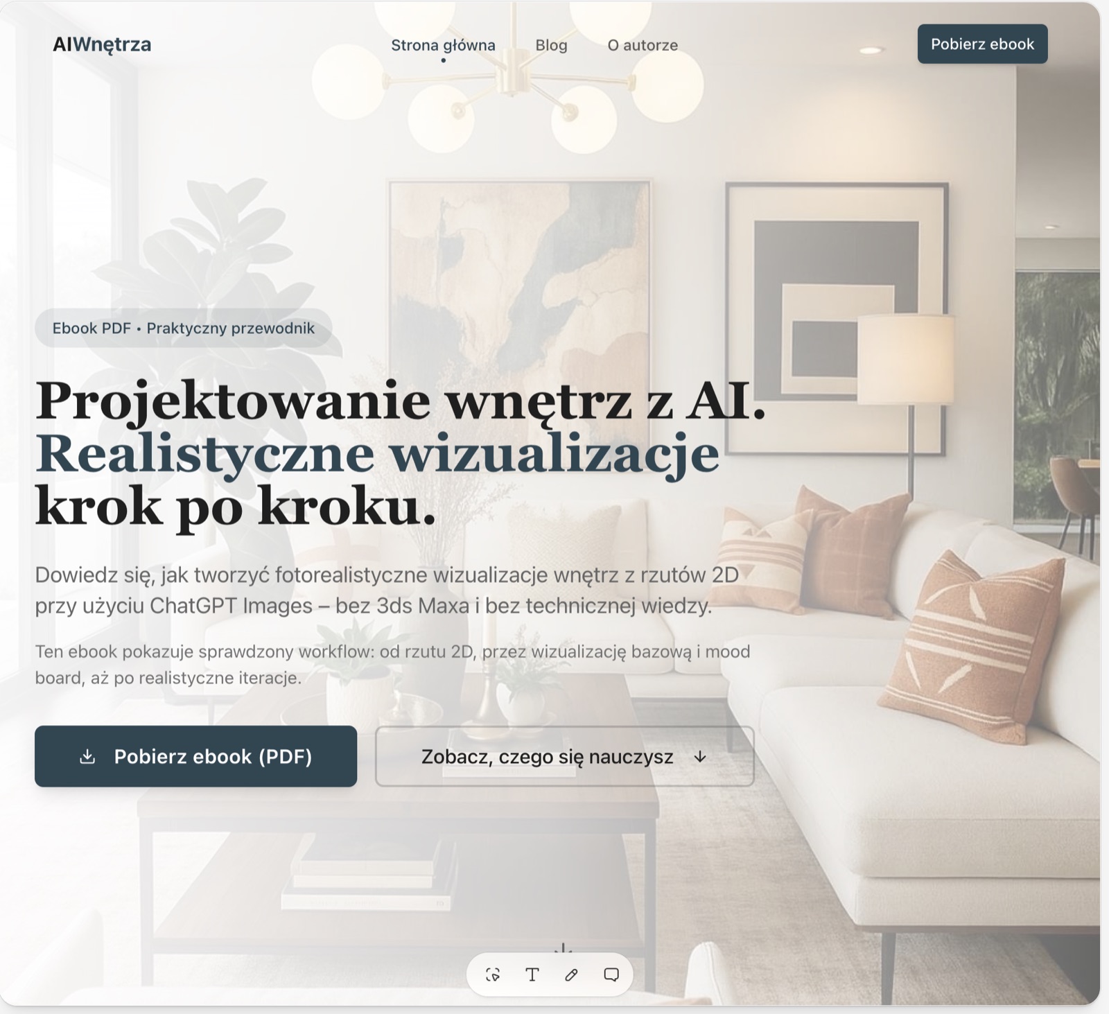 Interior design with AI